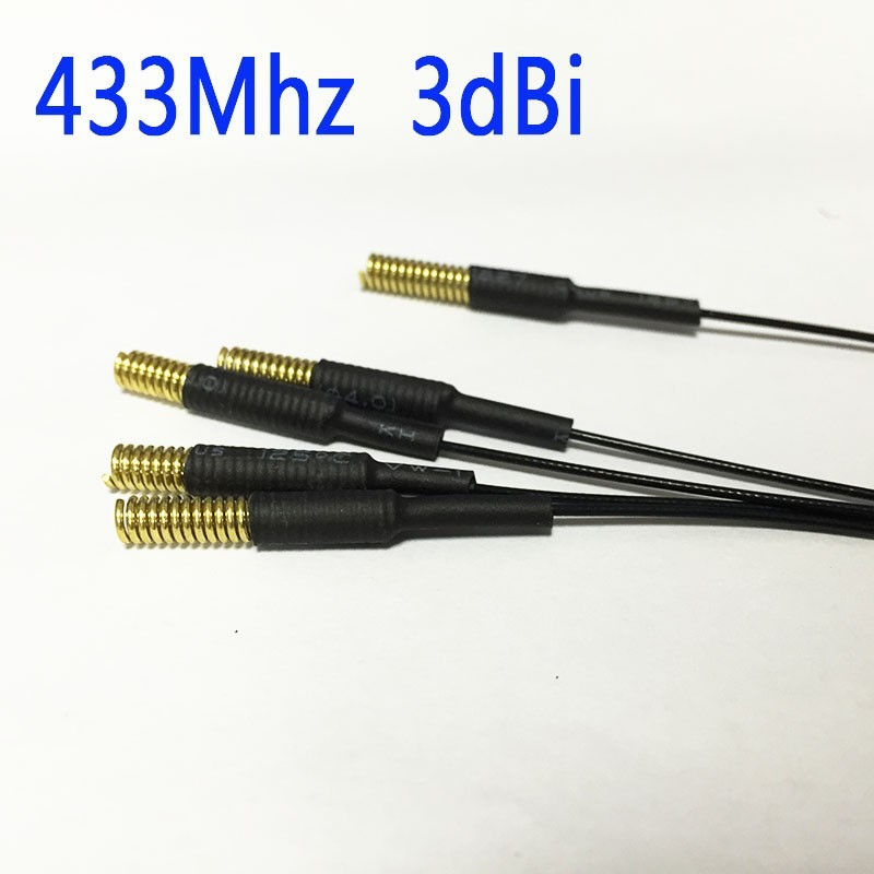 Spring-Antenna 433MHz 2.5dbi gain with IPEX Connector extension cable