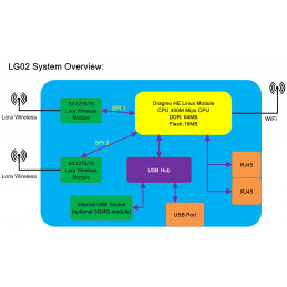 OLG02 Outdoor Dual Channels LoRa IoT Gateway