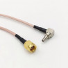 DWM-BNC-MCX BNC Female to MCX Male 50ohm RG316 extension jumper cable