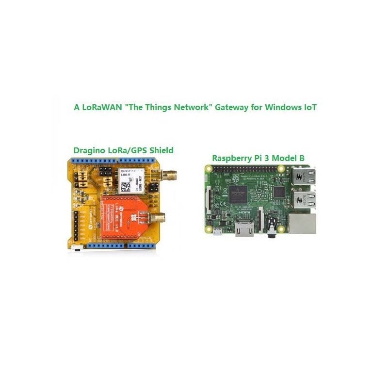 Wireless 868/915Mhz Lora Shield and GPS Expansion Board for Raspberry PI 
