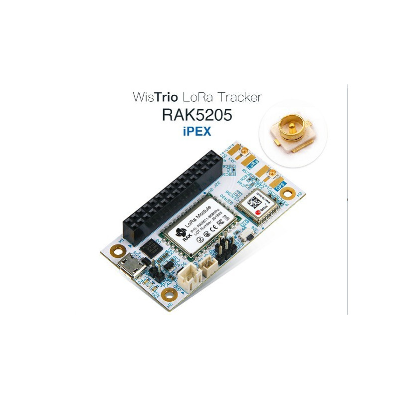 DWM-RAK5205 LoRa Tracker built on SX1276 LoRaWAN modem with low power micro-controller STM32L1 integrated the GPS module DWM-RAK5205 LoRa Tracker built on SX1276 LoRaWAN modem with low power micro-controller STM32L1 integrated the GPS module