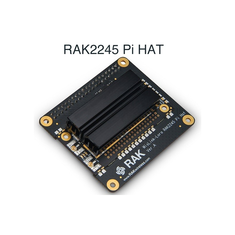 DWM-RAK2245 Pi HAT based SX1301 8 Channels LoRaWAN gateway with GPS module