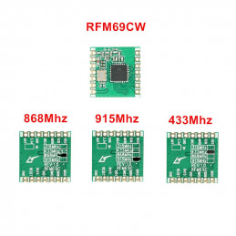 RFM69HW RFM69CW RFM69W transmisor receptor inalámbrico 443Mhz 868Mhz 915Mhz Rfm12b M