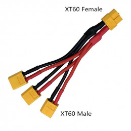 DWM-Y-XT60 1 Female to 3...