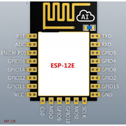 DWM-ESP-12E ESP8266 Serial Wi-Fi Wireless Transceiver Module for Arduino / RPi Built-in Antenna