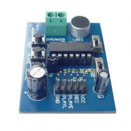 DMW-ISD1820 Sound / Voice Recording and Playback Module Board (3~5V)