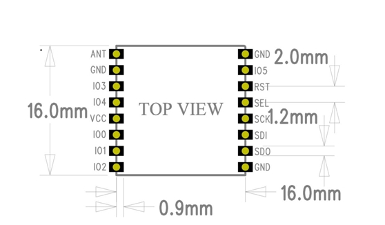 dwmzone-HPD13A-Sx1276 -868MHz -915MHz-LoRa -transceiver-RF -module-pin dwmzone-HPD13A-Sx1276 -868MHz -915MHz-LoRa -transceiver-RF -module-pin